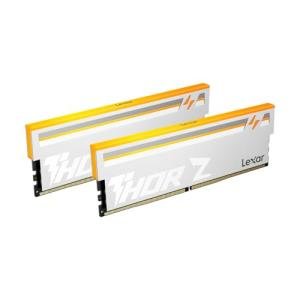 Lexar Thor Z Series RGB DDR5 RAM 32GB Kit (2x16GB) 6000 MHz, DRAM 288-Pin UDIMM Desktop, PC High-Performance Gaming Computer Memory for Intel XMP 3.0/AMD Expo, PMIC/On-die ECC/1.35V