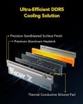 Lexar Thor Z Series RGB DDR5 RAM 32GB Kit (2x16GB) 6000 MHz, DRAM 288-Pin UDIMM Desktop, PC High-Performance Gaming Computer Memory for Intel XMP 3.0/AMD Expo, PMIC/On-die ECC/1.35V