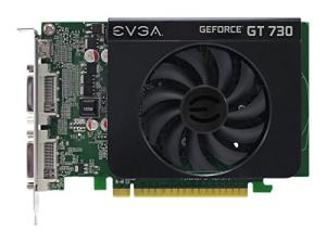 EVGA GeForce GT 730 1GB DDR3 128bit Dual DVI mHDMI Graphics Card 01G-P3-2731-KR