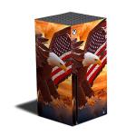 MightySkins Skin Compatible with Xbox Series X - Bald Eagle | Protective, Durable, and Unique Vinyl Decal wrap Cover | Easy to Apply, Remove, and Change Styles | Made in The USA (MIXBSERX-Bald Eagle)