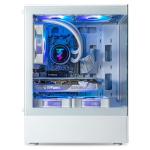 ViprTech Stryker 4.0 Liquid-Cooled PC - AMD Ryzen 7 (4.4GHz Turbo), RTX 5060 8GB, 16GB DDR4 RAM, 1TB SSD, 700W PSU, WiFi BT, Win 11 Pro, RGB, Gaming Desktop Computer Prebuilt, White