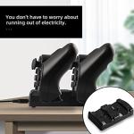 Xahpower Controller Charger Station for PS3, Charging Dock for Sony PlayStation 3 Original Wireless Dual Controller and Move with LED Light Indicator and Charging Cable