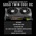 ZOTAC MEK AI-Enhanced Gaming PC Desktop Computer - NVIDIA GeForce RTX 5050, AMD Ryzen 5 5500 4.2GHz, 16GB DDR4, 1TB NVME M.2 SSD, 650W 80+ Gold PSU, WiFi 6E, Windows 11 Home