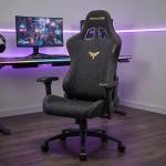 VENTUVIBE Gaming Chair 4D Adjustable Armrests - 170° Reclining & 320lb Capacity, High Back Ergonomic Computer Chair with Lumbar Support, Fabric Office Chair for Adults (Black)