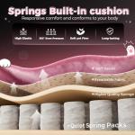 GTPLAYER Pink Gaming Chair Cute with Cat Ears Ergonomic Computer Chair with Cat Embroidery Adjustable Memory Foam Lumbar Support and Headrest Comfortable Reclining Office Chair Soft Velvet Fabric