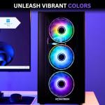 NOVATECH Titan Pro - Prebuilt Gaming PC Desktop Computer - RTX 5060 - Ryzen 5-4.2GHz - 1TB M.2 SSD - 16GB RAM WiFi/BT, Win 11 - Gaming Computer Tower - Pre Built PC Gaming - 1 Year Warranty