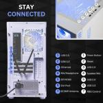 NOVATECH Titan Pro - Prebuilt Gaming PC Desktop Computer - RTX 5060 - Ryzen 5-4.2GHz - 1TB M.2 SSD - 16GB RAM WiFi/BT, Win 11 - Gaming Computer Tower - Pre Built PC Gaming - 1 Year Warranty