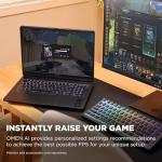 HP Omen 16 RTX 5060 Gaming Laptop, 16" FHD+ 165Hz, AMD Ryzen AI 7 350, 32GB DDR5 RAM, 1TB SSD, RGB Backlit KB, Low Blue Light, Bundle with Thunderobot 7 in-1 USB-C Hub, Black, Win 11 Home