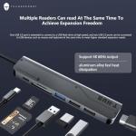 HP Omen 16 RTX 5060 Gaming Laptop, 16" FHD+ 165Hz, AMD Ryzen AI 7 350, 32GB DDR5 RAM, 1TB SSD, RGB Backlit KB, Low Blue Light, Bundle with Thunderobot 7 in-1 USB-C Hub, Black, Win 11 Home