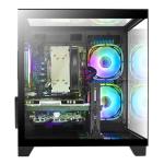 WIWB Gaming Desktop PC – GeForce RTX 3050 8GB, Ryzen 5 5500, 16GB DDR4 RAM, 512GB NVMe SSD, Prebuilt Computer Tower PC for Gaming, Streaming, Editing, Home & Office