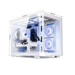 suevery Gaming PC | Core 13th I9 13900HX(24Cores 32Threads Up to 5.4G) RTX 5060 8G GPU | DDR5 32G RAM | Nvme 1TB SSD | Prebuilt Desktop Computer White WiFi