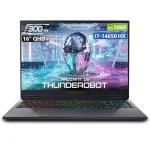 Thunderobot Radiant 16 5060 Gaming Laptop, 16" QHD+ 300Hz 2.5K Display, Core i7-14650HX, NVIDIA GeForce RTX 5060, 16GB DDR5 RAM, 512GB SSD, RGB Backlit Keyboard, Wi-Fi 6, Win11 Home