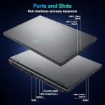 Thunderobot Radiant 16 5060 Gaming Laptop, 16" QHD+ 300Hz 2.5K Display, Core i7-14650HX, NVIDIA GeForce RTX 5060, 16GB DDR5 RAM, 512GB SSD, RGB Backlit Keyboard, Wi-Fi 6, Win11 Home