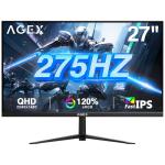 Z-Edge 27 inch Gaming Monitor 275Hz, 2K QHD 1440P Fast IPS Monitor, AG27QS 1ms MPRT Refresh Rate, sRGB 120%, 16.7M Colors, HDMIx2, DPx1