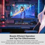 Z-Edge 27 inch Gaming Monitor 275Hz, 2K QHD 1440P Fast IPS Monitor, AG27QS 1ms MPRT Refresh Rate, sRGB 120%, 16.7M Colors, HDMIx2, DPx1