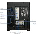 SKYESEV Gaming PC Desktop Computer, AMD Ryzen 5 5500, RX6500XT 4GB Graphics, 16GB DDR4 RAM, 512GB NVMe SSD, ARGB Fans, Game Design Office