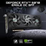 GIGABYTE GeForce RTX 5070 Eagle OC ICE SFF 12G Graphics Card, 12GB 192-bit GDDR7, PCIe 5.0, WINDFORCE Cooling System, GV-N5070EAGLEOC ICE-12GD Video Card, Compatible with Desktop