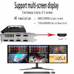 Xynsviu Radeon R7 350 4G Graphics Card, with 6 HDMI Monitor Graphics Card,Computer PC GPU GDDR5 128 Bit DirectX 12 PCI Express X16 3.0, 6 Port Video Cards (AMD R7 350 4G 6HDMI)