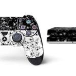 Skinit Decal Gaming Skin Compatible with PS4 Console and Controller Bundle - Officially Licensed Disney The Nightmare Before Christmas Sally Art Design