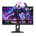 KTC 24 Inch Gaming Monitor 180Hz - 2K 1440P Computer Monitors, Fast IPS Monitor with HDR 400, Adaptive Sync, Up to 185Hz, HDMI 2.0 & Display Port 1.4, Height Adjustable, Vesa Mount, H24T7