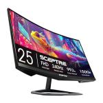 JEAXHAO 24.5-inch 240Hz Curved Gaming Monitor