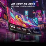 JEAXHAO 24.5-inch 240Hz Curved Gaming Monitor