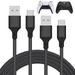 10FT Nylon Braided USB-C Charging Cables for Controllers