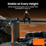 ErGear Adjustable Electric Standing Desk, Black