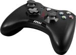 msi Force GC30V2 Wireless Gaming Controller, Dual Vibration Motors, Dual Connection Modes, Interchangable D-Pads, Compatible with PC & Android, Black
