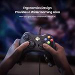 VOYEE PC Controller, Wired Controller Compatible with Microsoft Xbox 360 & Slim/PC Windows 10/8/7, with Upgraded Joystick, Double Shock | Enhanced (Black)