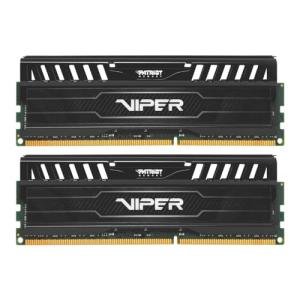 Patriot Viper 3 DDR3 RAM 16GB (2X8GB) 1600MHz CL10 1.5v UDIMM Desktop Gaming Memory Kit Compatible with XMP - PV316G160C0K