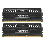 Patriot Viper 3 DDR3 RAM 16GB (2X8GB) 1600MHz CL10 1.5v UDIMM Desktop Gaming Memory Kit Compatible with XMP - PV316G160C0K