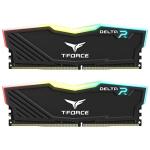 TEAMGROUP T-Force Delta RGB DDR4 16GB (2x8GB) 3200MHz (PC4-25600) CL16 Desktop Memory Module ram Black - TF3D416G3200HC16CDC01