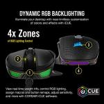 Corsair NIGHTSWORD RGB Gaming Mouse for FPS, MOBA - 18,000 DPI - 10 Programmable Buttons - Weight System - iCUE Compatible - Black