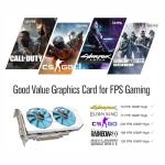 SRhonyra RX 590 GME 8GB GDDR5 Graphics Card for Gaming PC Video Card 2304SP 256-Bit PCIe 3.0 x16 6-Pin Connector Desktop Computer Gaming GPU with HDMI, DisplayPort & DVI Ports (White Edition)