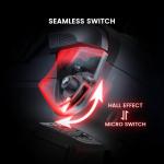 GameSir Cyclone 2 Wireless Controller - 1000Hz Polling Rate, TMR Joysticks, Hall/Micro 2-in-1 Triggers for PC/Switch/Switch 2/Android/iOS, PC Gaming Controller with Charging Dock (Black)