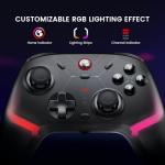 GameSir Cyclone 2 Wireless Controller - 1000Hz Polling Rate, TMR Joysticks, Hall/Micro 2-in-1 Triggers for PC/Switch/Switch 2/Android/iOS, PC Gaming Controller with Charging Dock (Black)