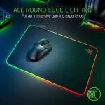 Razer Firefly Hard V2 RGB Gaming Mouse Pad: Customizable Chroma Lighting, Built-in Cable Management, Balanced Control & Speed, Non-Slip Rubber Base