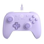 8BitDo Ultimate 2C Wired Controller for Windows PC and Android, with 1000Hz Polling Rate, Hall Effect Joysticks and Hall Triggers, and Remappable L4/R4 Bumpers (Purple)