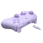 8BitDo Ultimate 2C Wired Controller for Windows PC and Android, with 1000Hz Polling Rate, Hall Effect Joysticks and Hall Triggers, and Remappable L4/R4 Bumpers (Purple)