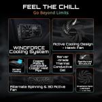 GIGABYTE GeForce RTX 5060 Ti WINDFORCE OC 16G Graphics Card, 16GB 128-bit GDDR7, PCIe 5.0, WINDFORCE Cooling System, GV-N506TWF2OC-16GD Video Card