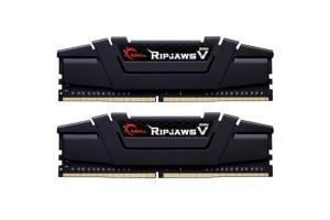 G.SKILL RipjawsV Series DDR4 RAM (XMP) 32GB (2x16GB) 3600MT/s CL16-19-19-39 1.35V Intel AMD Desktop Computer Memory U-DIMM - Black (F4-3600C16D-32GVKC)