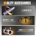 GTPLAYER Gaming Chair with Foot Rest & Pocket Spring Cushion, Ergonomic High Back Computer Desk Chair with Headrest & Lumbar Support for Back Pain Relief, Breathable Fabric, Mist-Blue