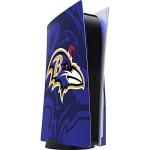 Skinit Decal Gaming Skin Compatible with PS5 Console - Officially Licensed NFL Baltimore Ravens Double Vision Design