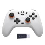 GameSir Nova Lite 2.4g Wireless Controller for Windows PC, iPhone, Android, Switch & Steam Deck, Bluetooth Controller Gamepad with Hall Effect Trigger,Turbo,Rumble Vibration(White)