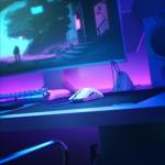 Glorious Model O Wired Gaming Mouse 67g Superlight Honeycomb Design, RGB, Pixart 3360 Sensor, Omron Switches, Ambidextrous - Matte White