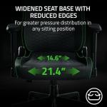Razer Iskur V2 X Ergonomic Gaming Chair: Built-in Lumbar Support - Widened Seat Base - High Density Foam Cushions - Adjustable 152 Degree Recline - 2D Armrests - Plush Fabric Finish - Black