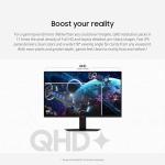 SAMSUNG 32-Inch Odyssey G50D Series QHD Fast IPS G-Sync Compatible Gaming Monitor, 1ms, VESA DisplayHDR 400, 180Hz, AMD FreeSync, Adjustable Stand, Eye Saver Mode, LS32DG502ENXZA, 2024
