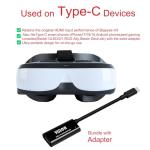 VISIONhmd Bigeyes H3 Personal Mobile Movie Cinema,HDMI Input,Built in Battery,Connect to Various Multimedia Signal Source Devices. Video Display Glasses,Headset, Goggles,Monitor,HMD