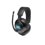 JBL Quantum 400 - USB over-ear gaming headset with game-chat balance dial, JBL QuantumSURROUND and DTS, Voice focus directional flip-up mic and memory foam ear cushions (Black)